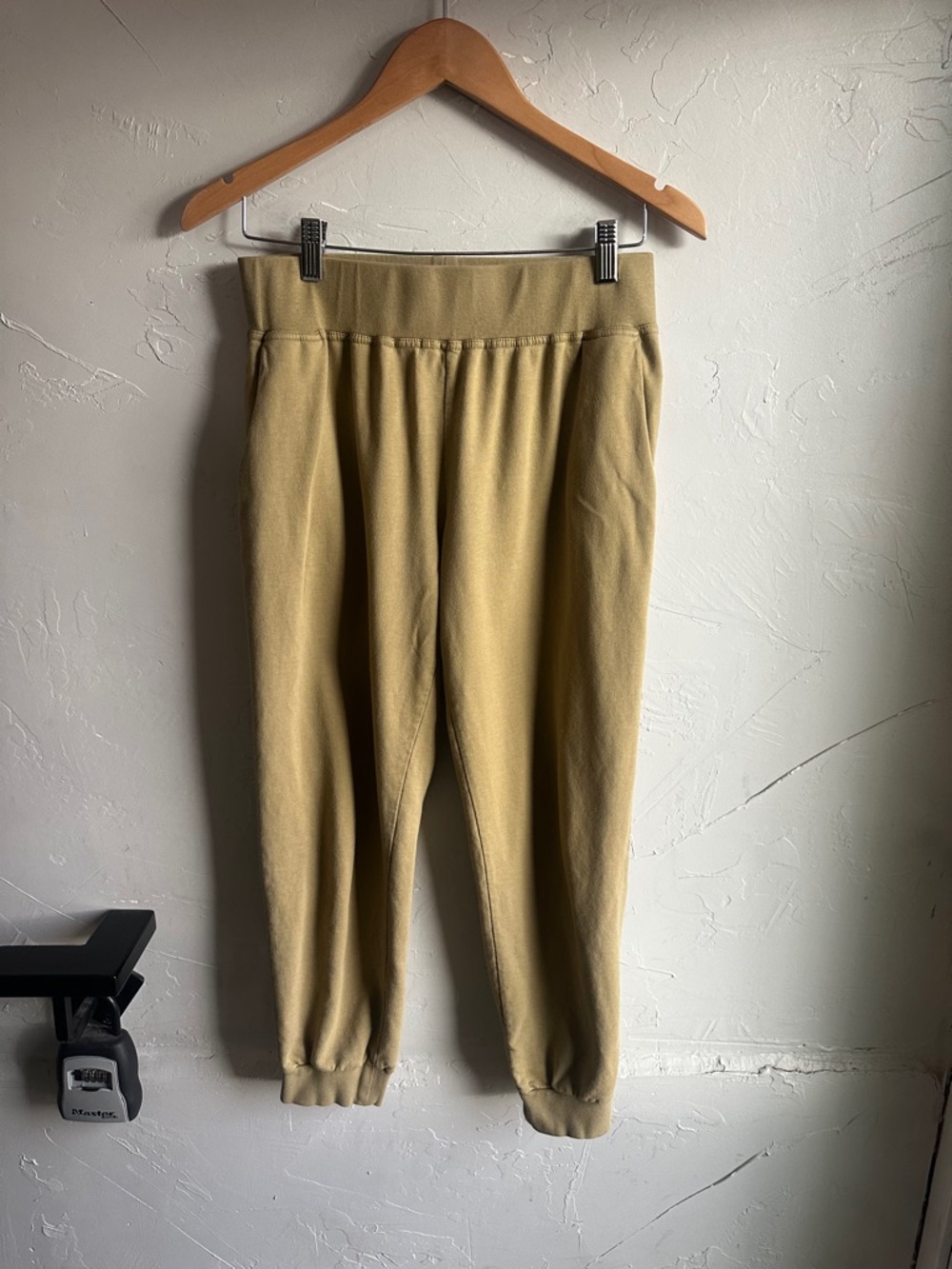 YFB Tan Joggers Y2K Lounge Pants Neutral Clean Girl‎ Athleisure Sz M